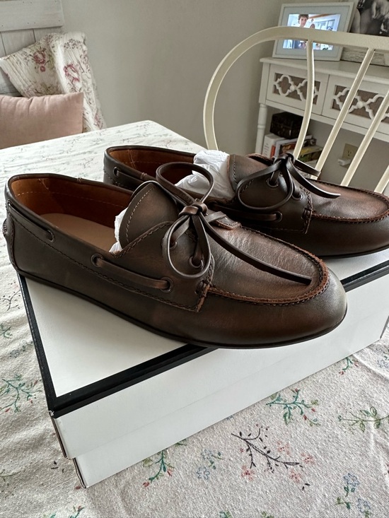 Steve Madden Shoes - Steve Madden Women’s Dark Brown Leather Boat Loafers